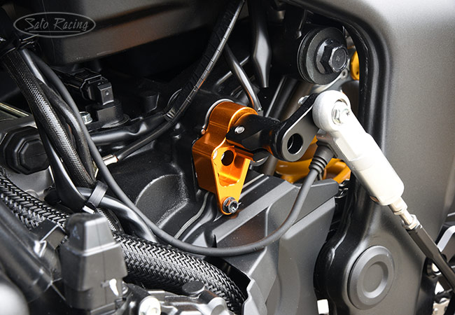 SATO RACING Shift Spindle Holder on a 2025 Honda CB1000 Hornet