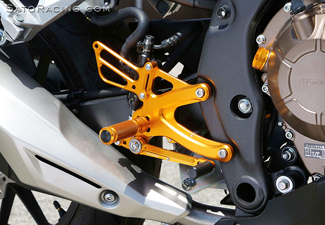 Sato Racing Rear Sets for Honda CBR400R/ CBR500R/ CB400F/ CB500F - R-side