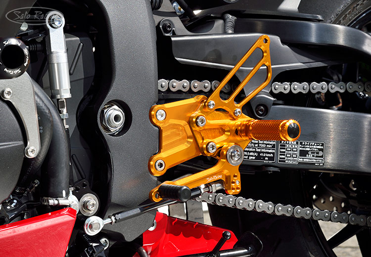SATO RACING Honda CBR600RR '21-'24 Japan-spec Rear Sets for quickshifter - [L]-side