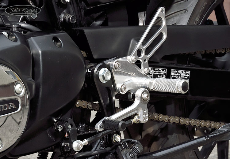 SATO RACING Honda GB350S Rear Sets (Type1) [L]-side in Silver
