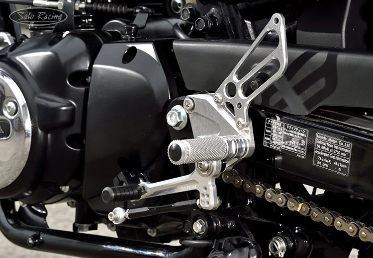 SATO RACING Honda GB350S Rear Sets (Type1) [L]-side in Silver