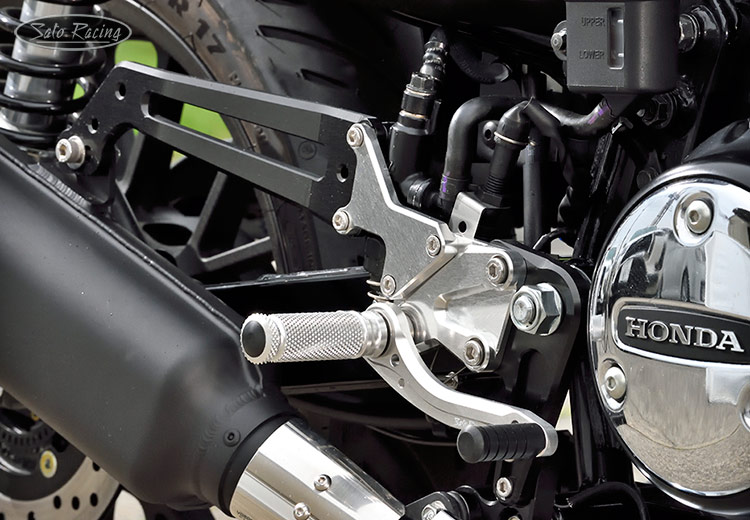 SATO RACING Honda GB350S Rear Sets (Type1) [R]-side in Silver