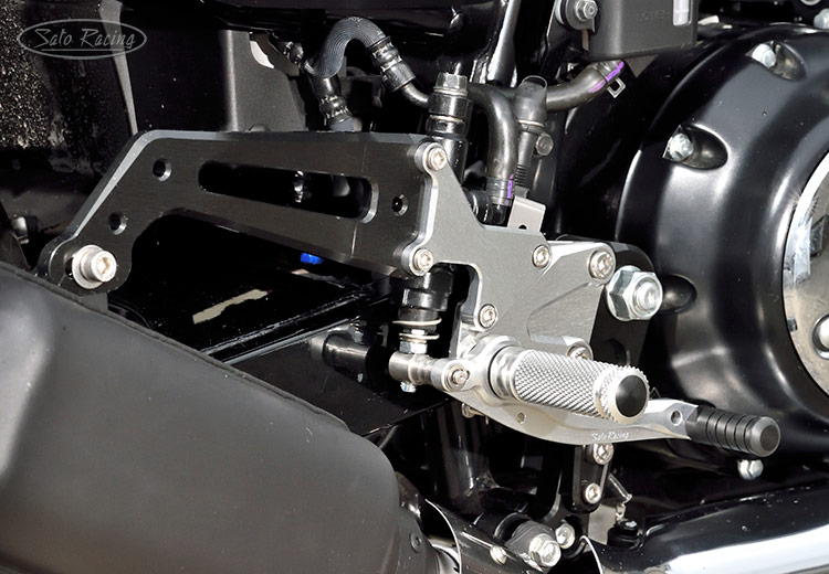 SATO RACING Honda GB350S Rear Sets (Type1) [R]-side in Silver
