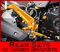 Rear Sets + Tandem Brackets