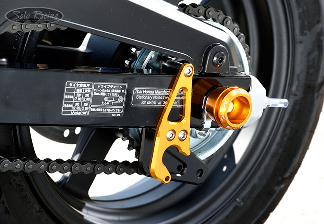 SATO RACING 'Race Concept' Stand Hooks + Sprocket Guard for 2022 Honda Grom