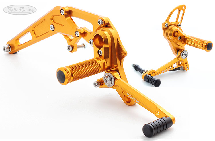 SATO RACING Honda Grom '22 Rear Sets in Gold