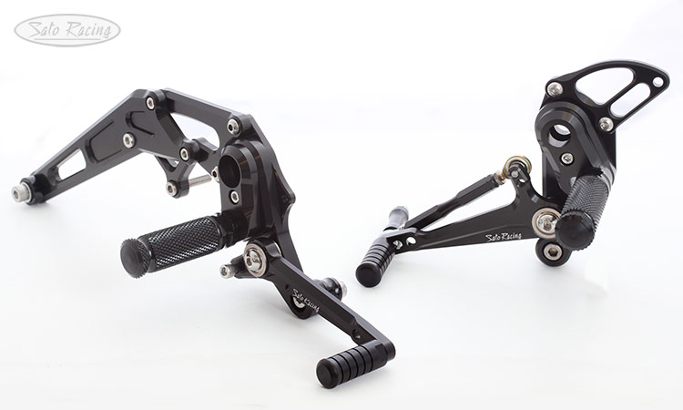 SATO RACING Honda Grom '22 Reverse Shift Rear Sets in Black