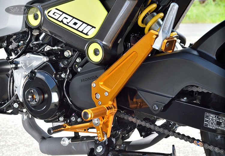 SATO RACING Honda Grom '22 Rear Sets + Tandem Brackets - [L]-side