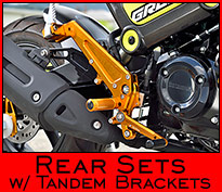 Rear Sets + Tandem Brackets