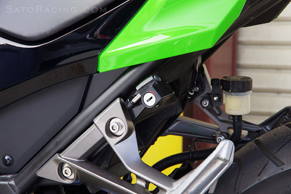 Motorcycle Motorbike Helmet Lock For Kawasaki EX250R Ninja 250 Z125 Z250 Z300 
