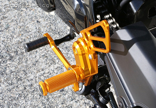 SATO RACING Honda Grom '16-'20 Rear Sets [L]-side