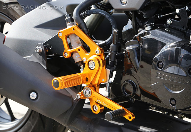 SATO RACING Honda Grom '16-'20 Rear Sets [R]-side