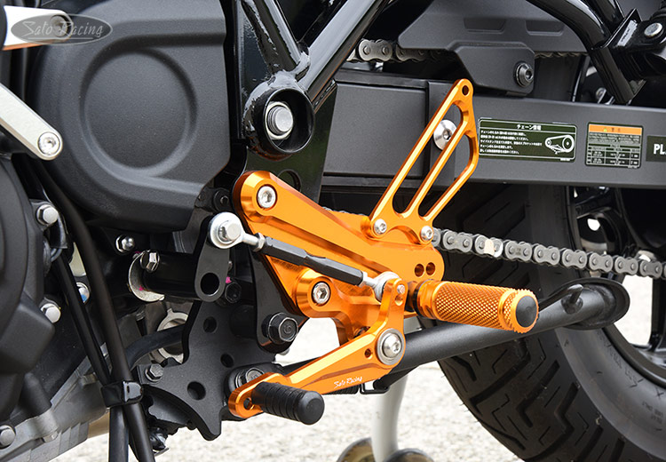 SATO RACING Kawasaki Eliminator [L]-side Rear Sets in Gold