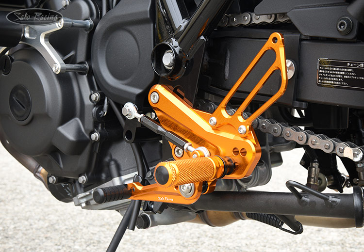 SATO RACING Kawasaki Eliminator [L]-side Rear Sets in Gold