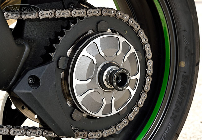 SATO RACING Race Concept Rear Axle Slider for Ninja H2 / H2SX