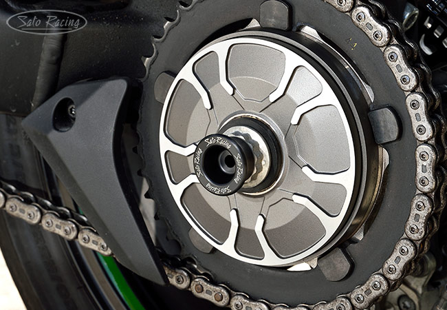 SATO RACING Race Concept Rear Axle Slider for Ninja H2 / H2SX