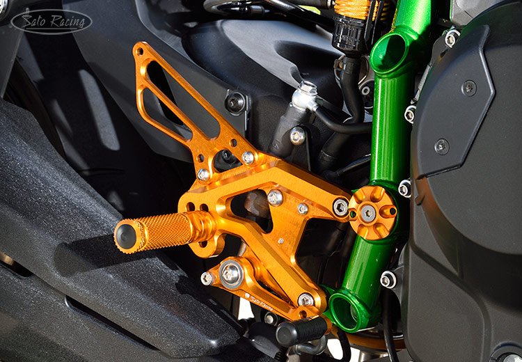 SATO RACING Rear Sets (R-side) for '15- Kawasaki H2