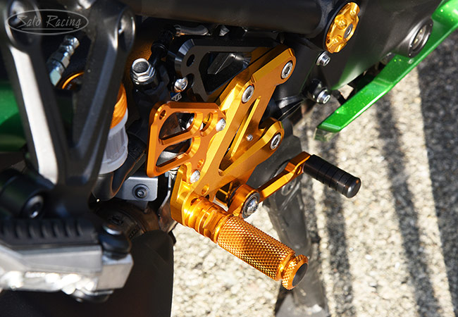 SATO RACING Rear Sets (R-side) for '18- Kawasaki H2 SX/ SE