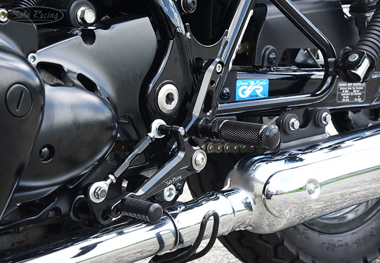 SATO RACING Kawasaki W800 [L]-side Rear Sets in Black