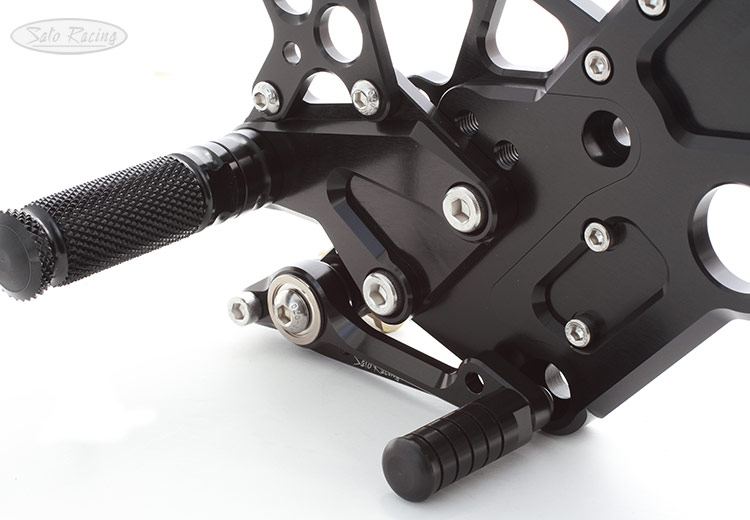 SATO RACING Rear Sets in BLACK for Kawasaki Z H2