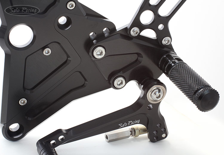 SATO RACING Rear Sets in BLACK for Kawasaki Z H2