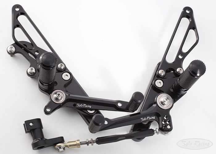 SATO RACING Kawasaki ZRX1200 DAEG Rear Sets in BLACK