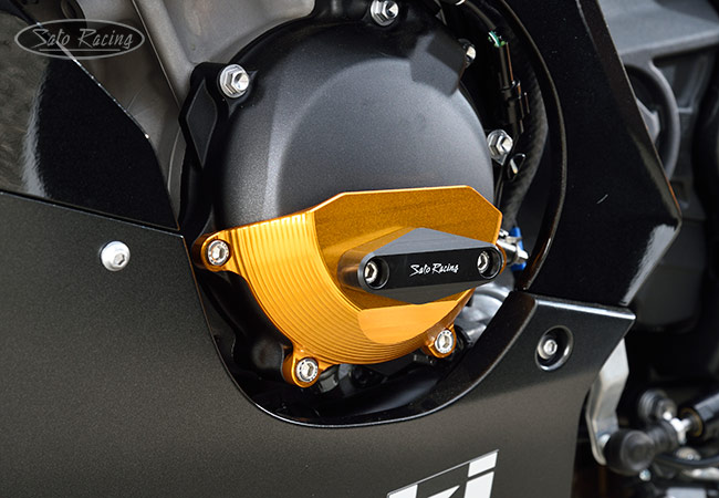 SATO RACING L-side Engine Slider on a 2021 ZX-10R