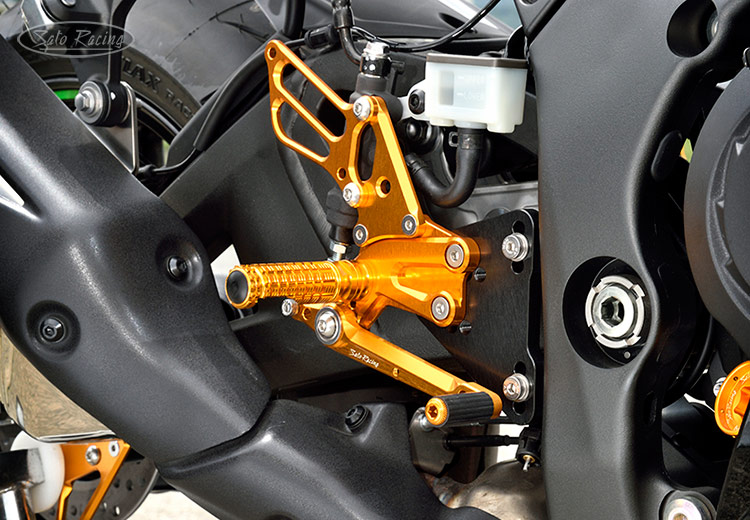 SATO RACING 'Race Concept' Rear Sets 2021 Kawasaki ZX-10R - Brake Side