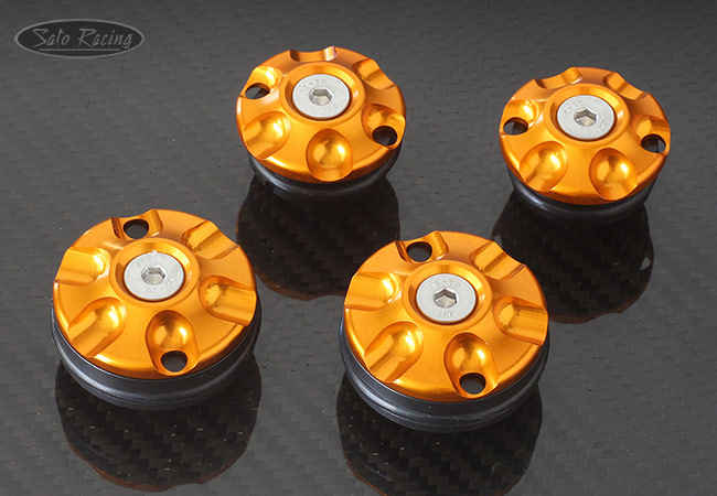 SATO RACING Frame Plugs in GOLD for 2020+ KTM 1290 Super Duke R