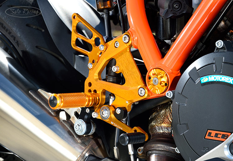 SATO RACING KTM 1290 Super Duke R 2020 Rear Sets [R]-side