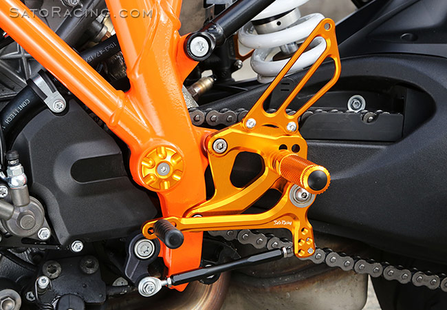 SATO RACING KTM 1290 Super Duke GT Rear Sets [L]-side