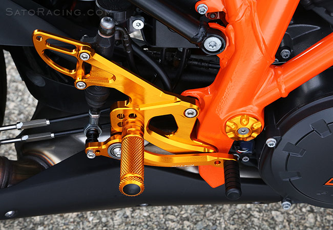 SATO RACING KTM 1290 Super Duke GT Rear Sets [R]-side