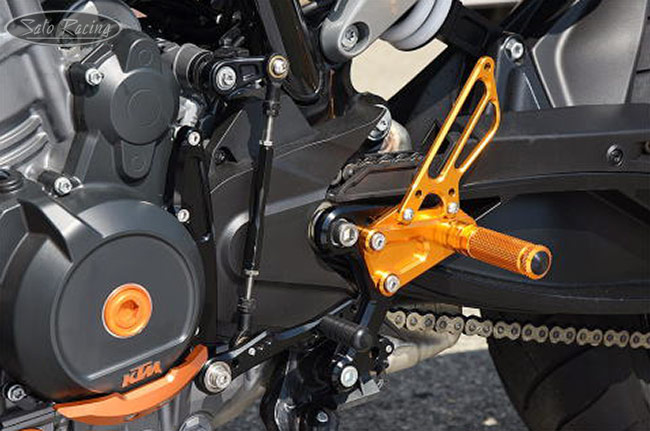 SATO RACING Rear Sets for KTM 790 / 890 Duke [R]-side