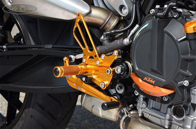 SATO RACING Rear Sets for KTM 790 / 890 Duke [L]-side