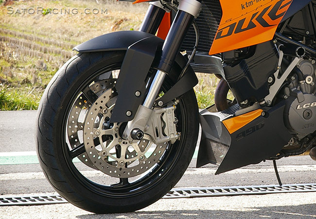 SATO RACING KTM 990 Super Duke Front Axle Sliders