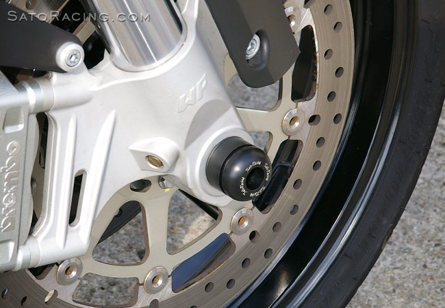 SATO RACING KTM 990 Super Duke Front Axle Sliders