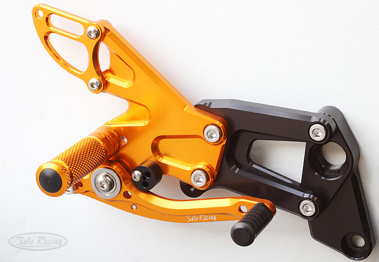 SATO RACING KTM RC390 '22- Reverse Shift Rear Sets