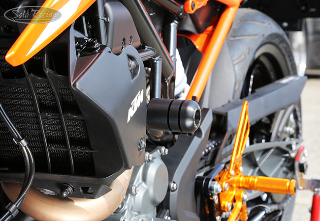 SATO RACING KTM 250 / 390 Duke '17- Frame Sliders [L]-side