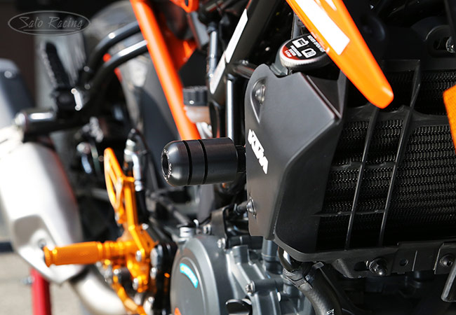 SATO RACING KTM 250 / 390 Duke '17- Frame Sliders [R]-side