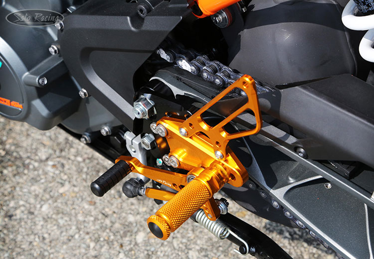 SATO RACING Rear Sets for 2017+ KTM 390 Duke [L]-side