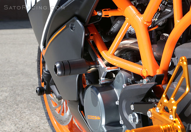 SATO RACING KTM RC125 ('14-) Frame Slider [L]