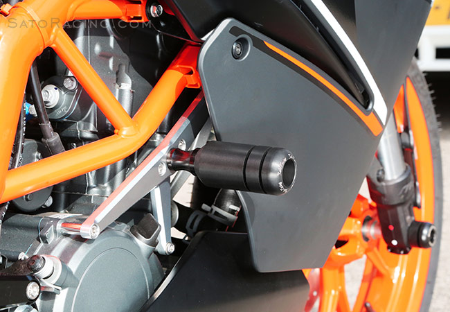 SATO RACING KTM RC125 ('14-) Frame Slider [R]