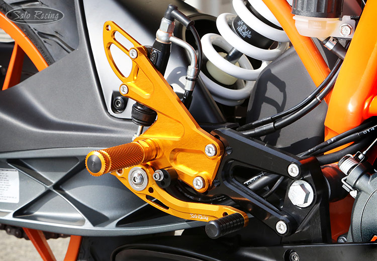 SATO RACING RC125 / RC390 Rear Sets [R]-side