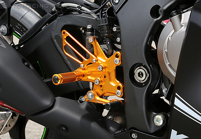 SATO RACING Rear Sets (R-side) for 2016+ Kawasaki ZX-10R