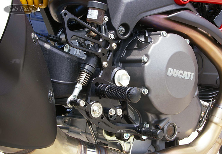 SATO RACING Ducati Monster 1100 EVO Rear Sets [R]-side