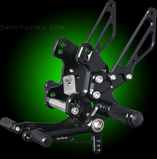 Sato Racing Z1000 ABS/ Ninja 1000 '11-'19 Rear Sets [L]-side