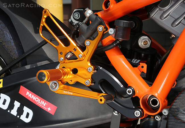 SATO RACING RC8 'Race Concept' Rear Sets [R]-side