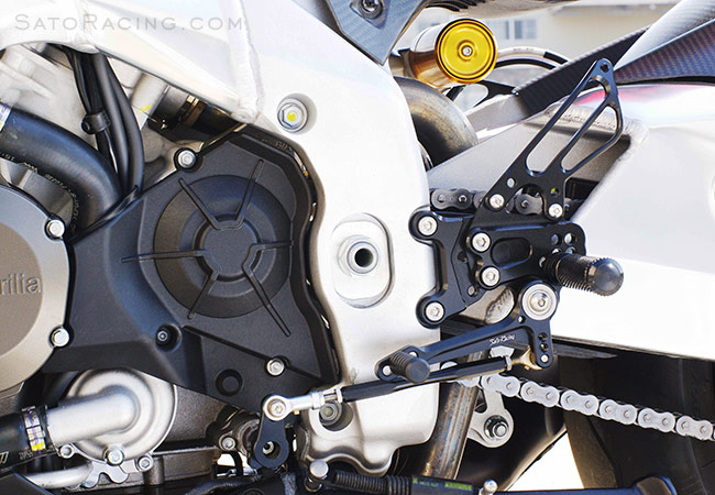 SATO RACING Aprilia RSV4 ('09-'11) Rear Sets [L]-side