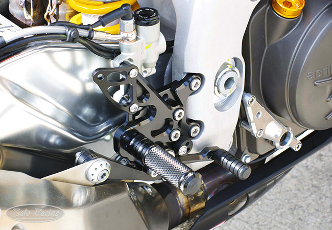 SATO RACING Aprilia RSV4 ('09-'11) Rear Sets [R]-side