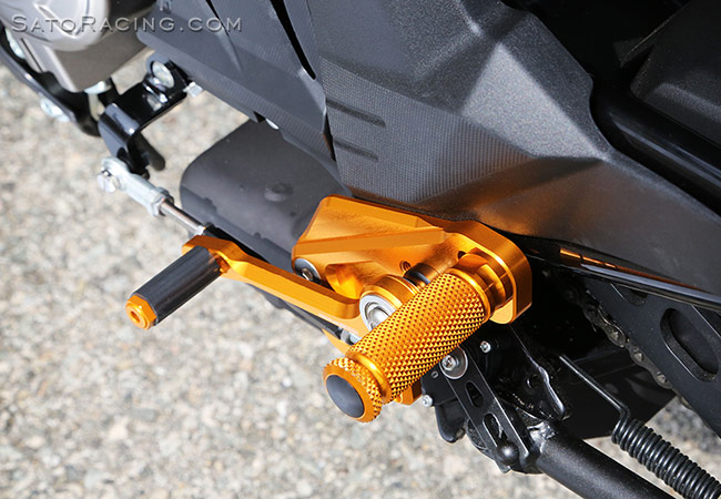 SATO RACING Race Concept Rear Sets for Z125 Pro [L]-side